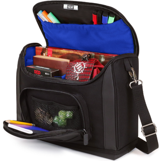 USA Gear Compact Rejsetaske Kompatibel med Dungeons and Dragons Tilbehør - Lille DND -taske Passer til RPG -afspiller Essentials Player's Handboo