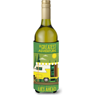 """"Carolines Treasures BB5478LITERK Greatest Adventure Retro Camper Vinflaske Drikkevareisolator Hugger 750ml Multicolor""""