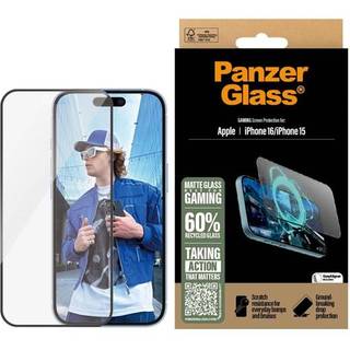 PanzerGlass Gaming Screen Protector iPhone 16 | Ultra-Wide Fit