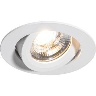 Integreret spot hvid vipbar 8,2 cm inkl. dæmpbar LED til IP54 Ultra Slim - Pupil