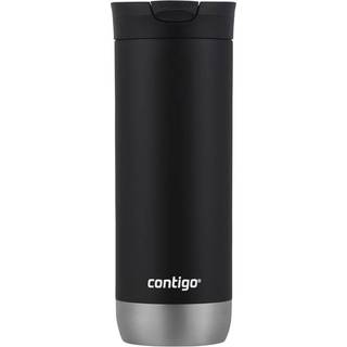 Huron Vakuumisoleret rustfrit st?l rejse krus 16 oz lakrids-l?kagebes?t l?g til varme/kolde drikkevarer passer til de fleste kopholdere og brygge