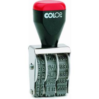 COLOP 04000 Datostempel | 108627 | 4 mm justerbart datostempel | Traditionel Rubber Line Dater