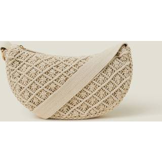 Accessorize Accessorize Natural Macrame Sling Cross-Body Bag