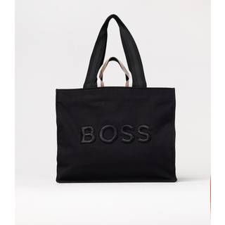 BOSS BOSS Black Signature Strip Handle Tote Bag