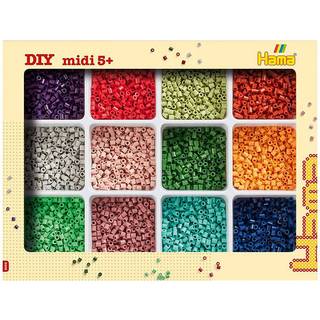 Hama Midi æske med 9600 perler og opbevaring