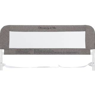 Dream On Me Lightweight Mesh Security Justerbar Bed Rail til småbarn åndbart mesh -stof, der