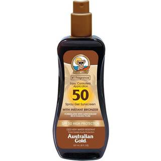 Australian Gold Lotion Sunscreen Spray with bronzer SPF50 - 237 ml.