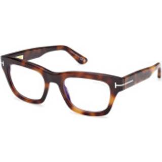 TOM FORD Unisex FT6036-B 53 Optiske stel Acetat Havana Firkantet Normal