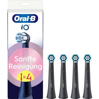 Oral-b iO Gentle Care Tandbørstehoveder 4 stk - Sort