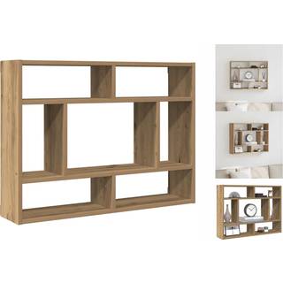 Væghylde 75X16X55 Cm Konstrueret Træ - artisan eg