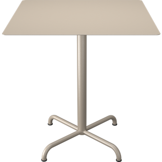 Houe, PICO Sofabord 70x70 cm, understel 4 ben Beige