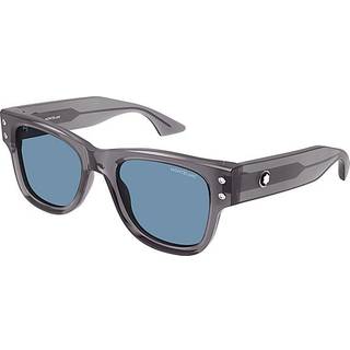 Montblanc Mand MB0381S 004 Solbriller Acetat Grå Firkantet