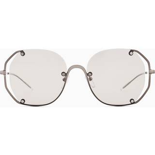 Emporio Armani Kvinde EA2168 300387 Solbriller Metal Grå Grå Geometrisk Normal