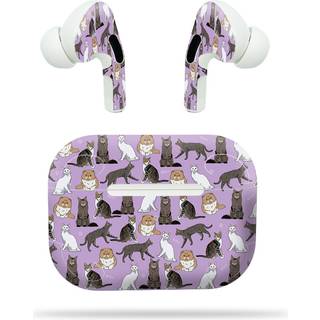 Mightyskins kompatible med Apple AirPods Pro - Cat Chaos | Beskyttende holdbar og unik vinylmærkatindpakningsdæksel | Let at anvende Fjern og ski