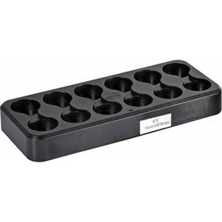 DUNI LED-opladerbakke 40 x 15,2 cm Sort (206437)