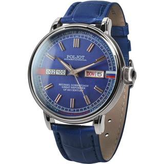 Poljot International 36NH.4200114 Herrenuhr Automatik Gorbatchov Blau LE