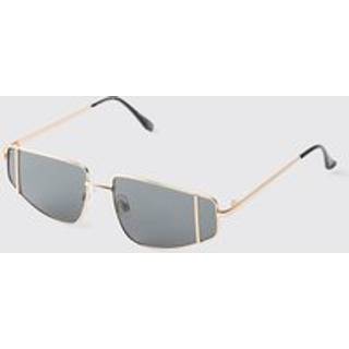 Mens Gold Metal Navigator Sunglasses