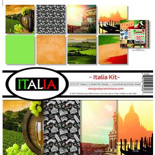 Reminisce ITA-200 Italia Scrapbook Collection Kit