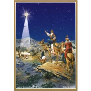 Tre Wisemen German Mini Adventskalender lavet i Tyskland Nativity Mini Advent