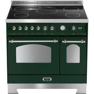 Dolce Vita - Induktionskomfur 90 cm (2 ovne) (Grøn/Krom)