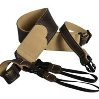 Franklin Strap - 2,5 """" Handskæder med ruskind og hurtigudgivelsessløjfer - Banjo Strap - Chokolade