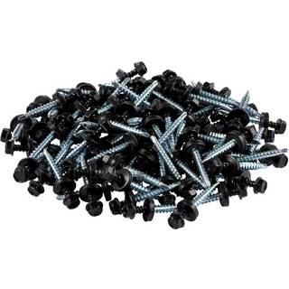 Montageskruer m/vinger sort 4,8 x 35 mm