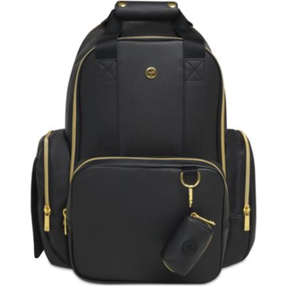 Huggies Sunshine Pack Diaper rygsæk sort læder En størrelse