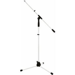 Omnitronic Microphone Tripod MS-1W with Boom Arm white TILBUD NU