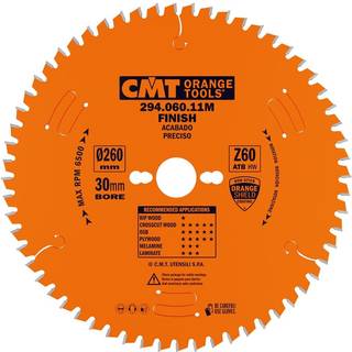 CMT Rundsavsklinge 260x2,5x30 Z60 W NEG