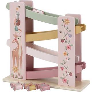 Bilbane Fairy Garden med navn samt 4 biler, Little Dutch