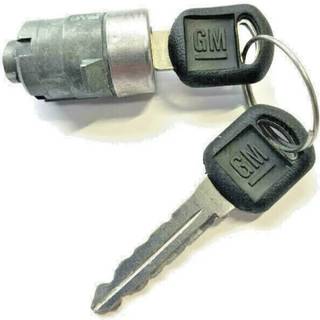 Ny Chevy OEM enkelt dørlåscylinder m/2 OEM Bowtie Logo Keys-706592 598007