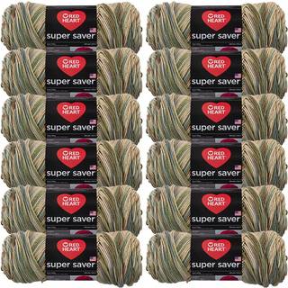 Red Heart Aspen Super Saver Yarn 12/Pk 12 Pack