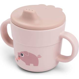 Done by Deer Foodie Spout Cup Tiny Farm Powder Powder One Size  Lyserød  One Size  Unisex
