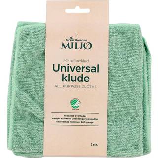 Grøn Balance, Klud, Microfiber universalklud, 2 stk.