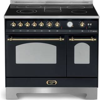 Komfur - Dolce Vita 90 cm (2 ovne) (Sort/Messing) Keramisk