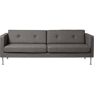 FDB Møbler L42 Firhøj 3 pers. sofa - Camden / Stål