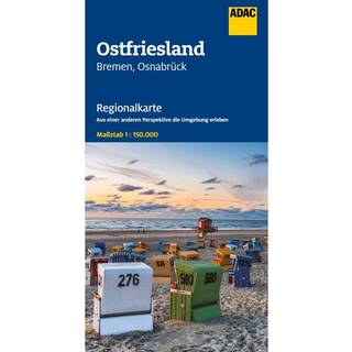 ADAC Regionalkarte: Blatt 4: Ostfriesland, Bremen, Osnabruck