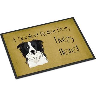 """" Caroline's Treasures BB1489Mat Border Collie forkælet hundeliv her indendørs eller udendørs mat 18 x 27 """" ""Multicolor"" ""