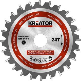 Rundsavsklinge 89 mm ALU - 24 HM tænder