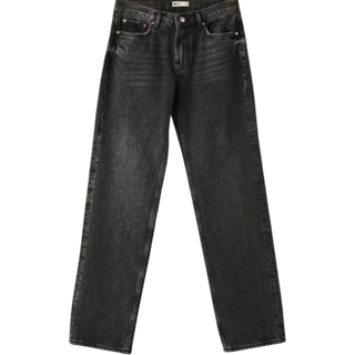Gina Tricot-Low straight tall jeans-Low waist jeans-Sort-32-Dame