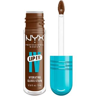 NYX PROFESSIONAL MAKEUP Lip I.V. Hydrating Gloss Stain Lip Gloss 04 Cocoa Quench!