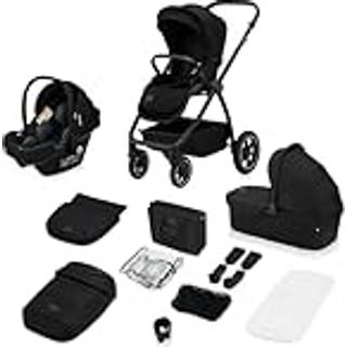 Lionelo Meril 3-in-1 Kombivogn, Black Onyx