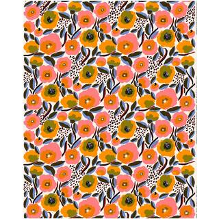 Marimekko Rosarium voksdug White-red-yellow-blue