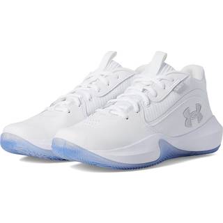 Under Armour Lockdown 7 Unisex Basketball Shoes White / White / Metallic Silver 46