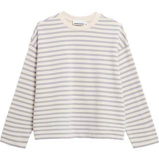 ARMEDANGELS Women's Frankaa  Stripe Sweatere Damer størrelse XL farve grå/hvid