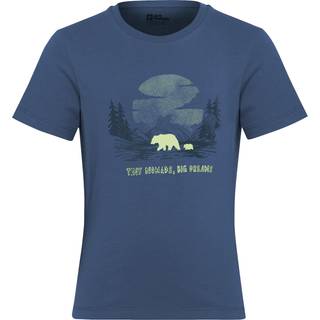 Jack Wolfskin Kid's Graphic Cotton Tee Print Evening Sky, 140