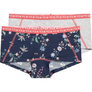 Kari Traa Women's Tina Hipster 2-Pack Hverdagsundertøj Damer størrelse XL farve blå