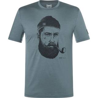 super.natural Sailor Bio Jersey Tee Merino-shirt Herrer størrelse XL farve turkis