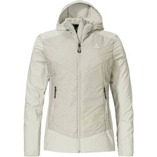 Schöffel Women's Hybrid Jacket Style Blaueis Syntetisk jakke Damer størrelse 46 farve beige