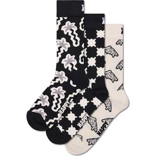 Black 3-Pack Black And White Socks Gift Set - Black, White - 41-46